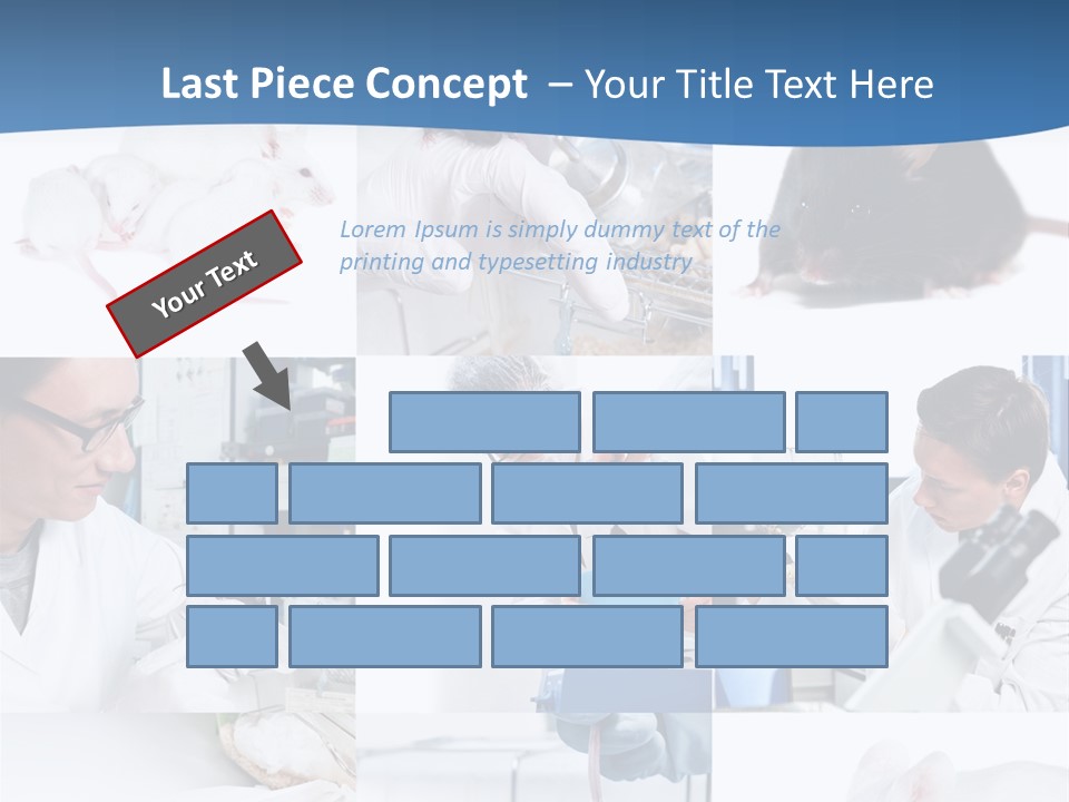 Injection Black Glasses PowerPoint Template