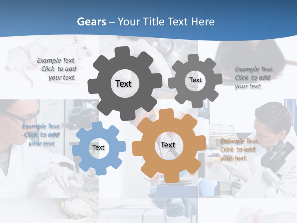 Injection Black Glasses PowerPoint Template