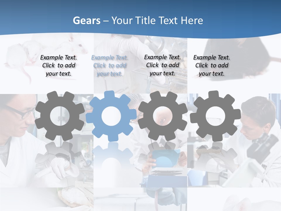 Injection Black Glasses PowerPoint Template