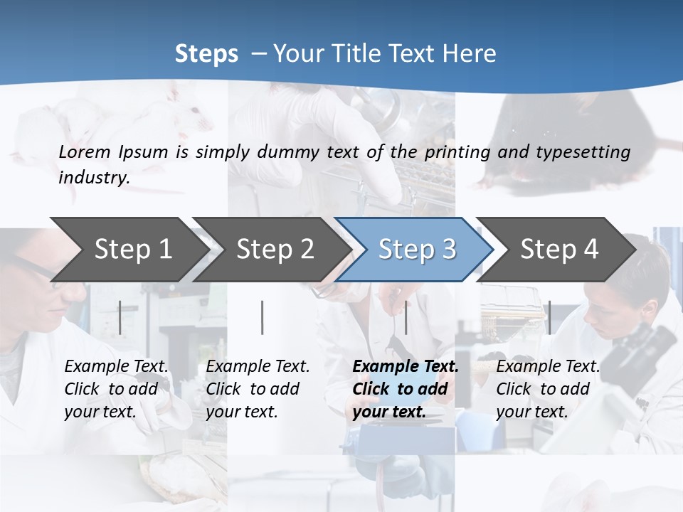 Injection Black Glasses PowerPoint Template