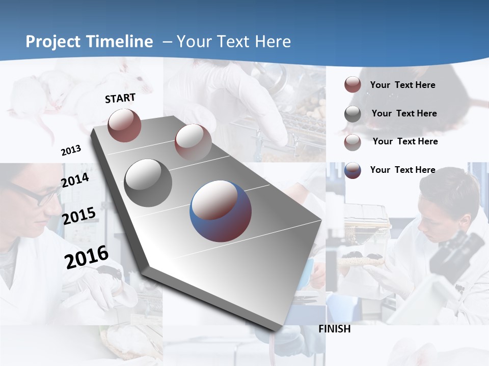 Injection Black Glasses PowerPoint Template