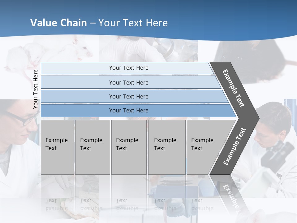 Injection Black Glasses PowerPoint Template