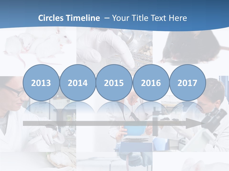 Injection Black Glasses PowerPoint Template