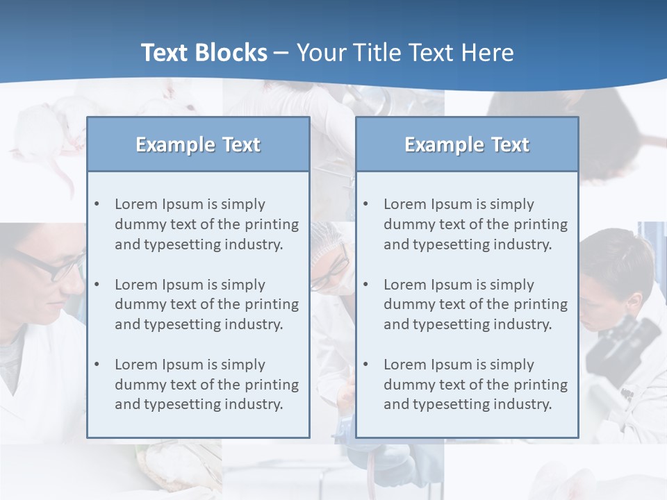 Injection Black Glasses PowerPoint Template