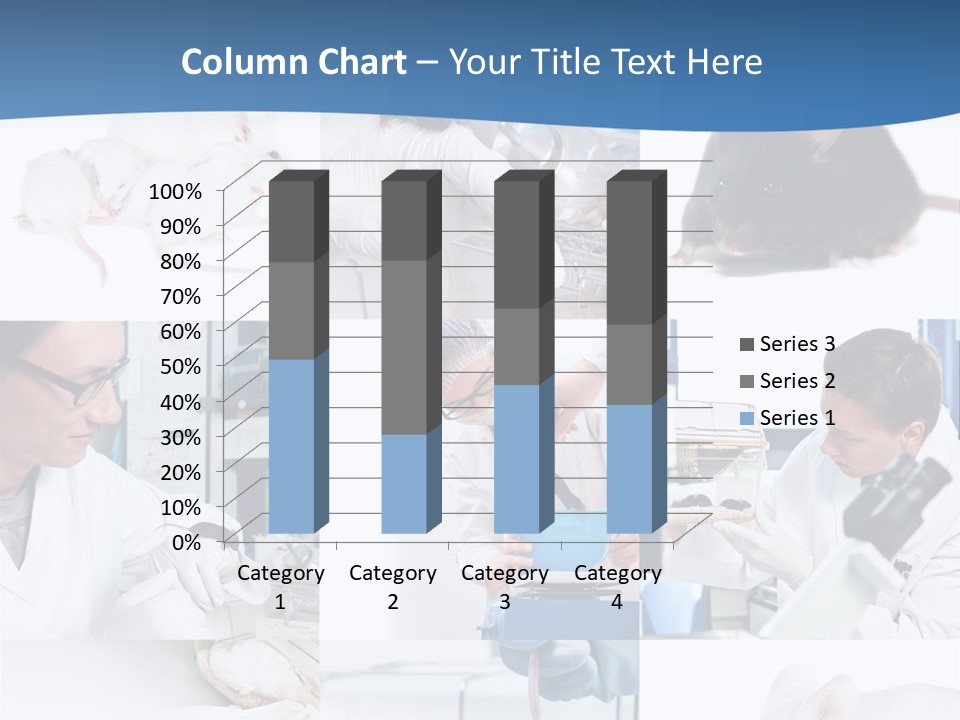 Injection Black Glasses PowerPoint Template