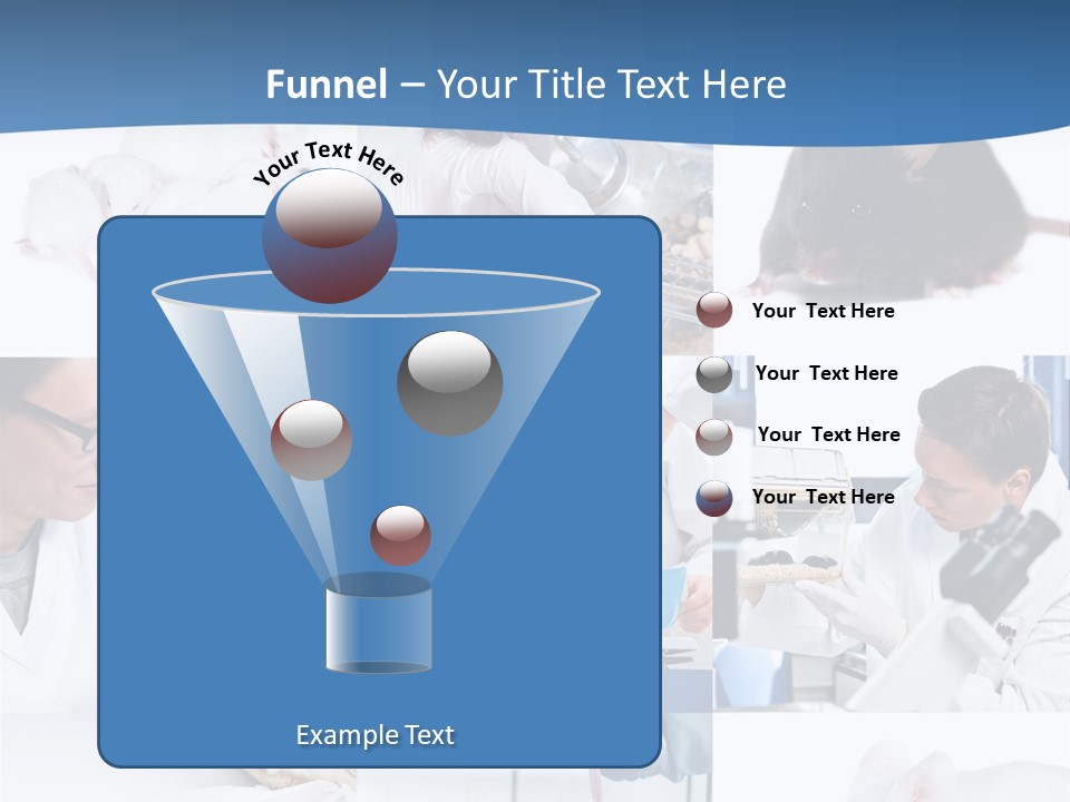 Injection Black Glasses PowerPoint Template