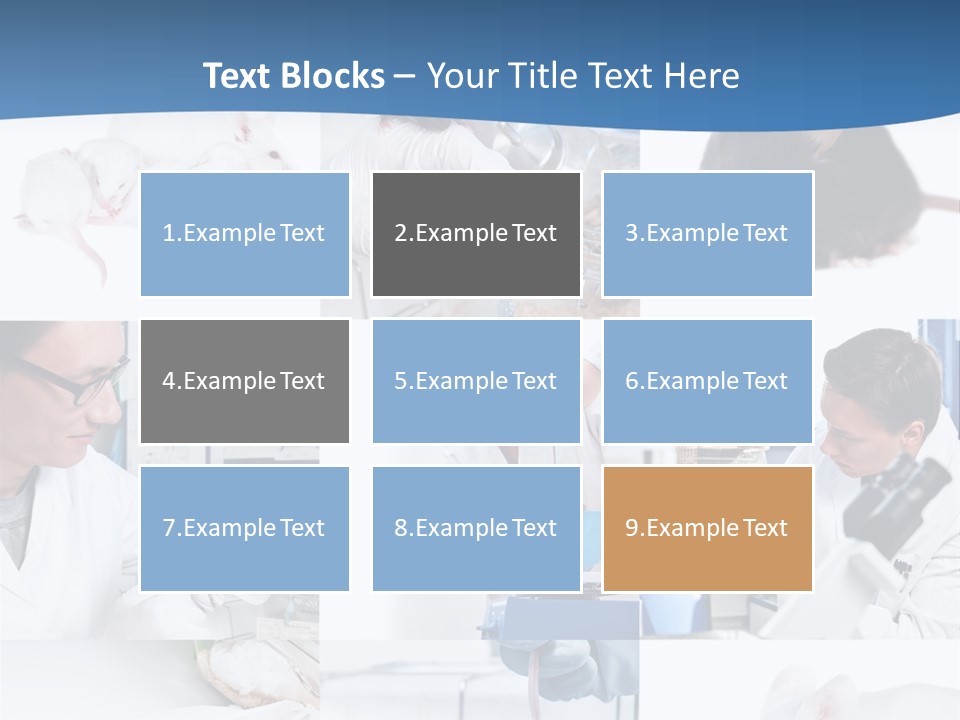 Injection Black Glasses PowerPoint Template