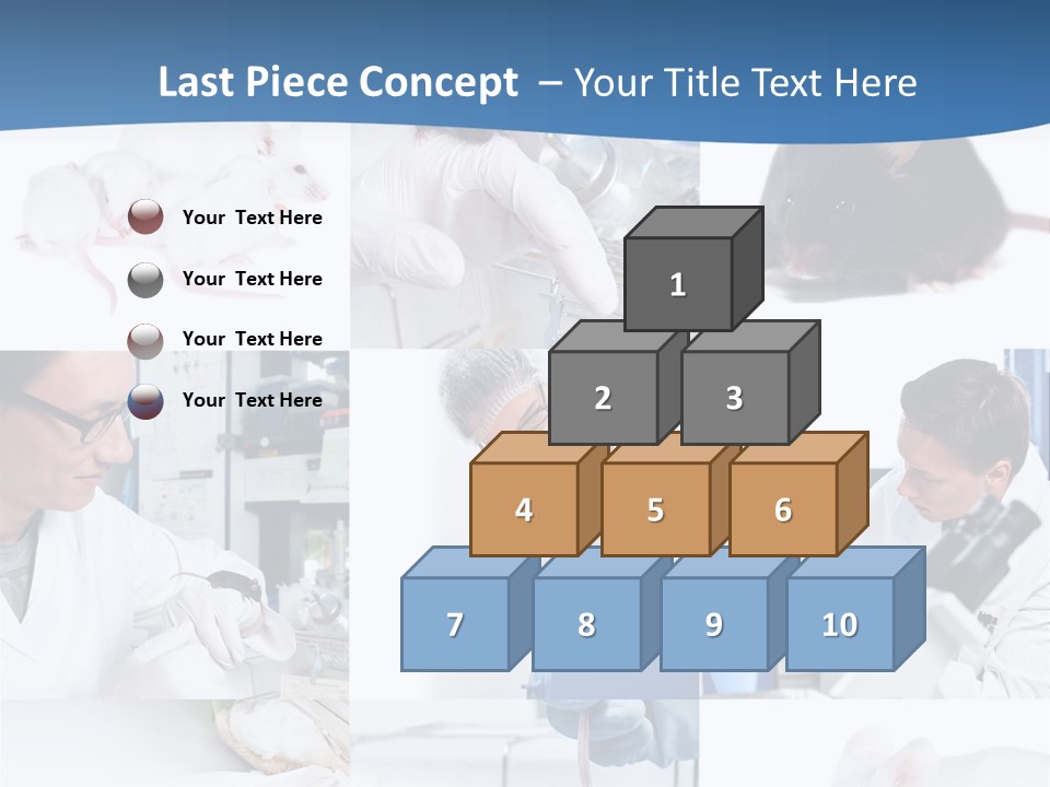 Injection Black Glasses PowerPoint Template