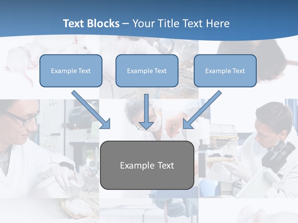 Injection Black Glasses PowerPoint Template
