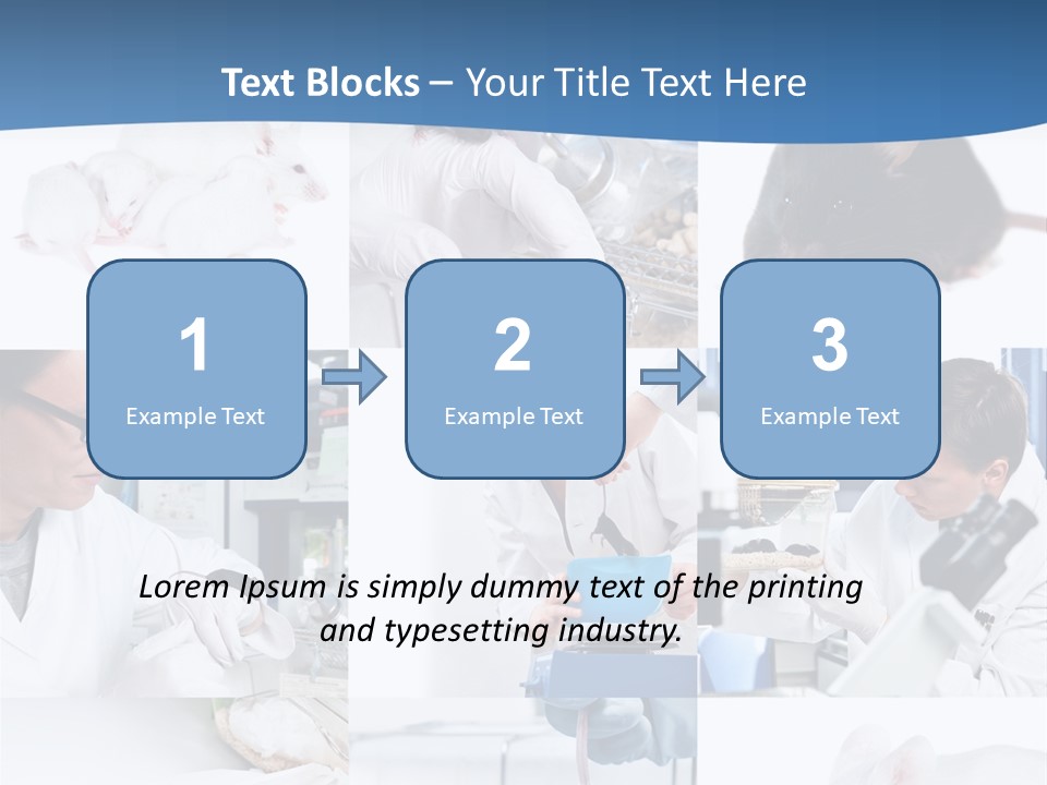 Injection Black Glasses PowerPoint Template