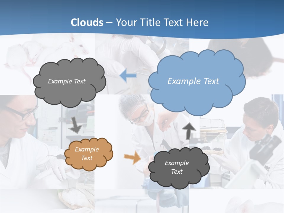 Injection Black Glasses PowerPoint Template