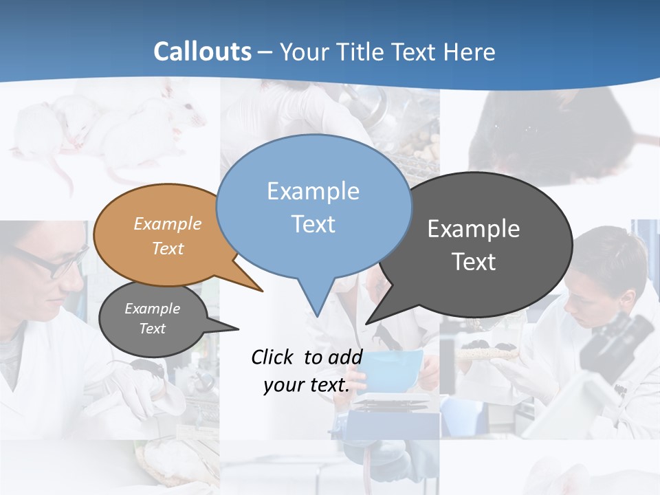 Injection Black Glasses PowerPoint Template