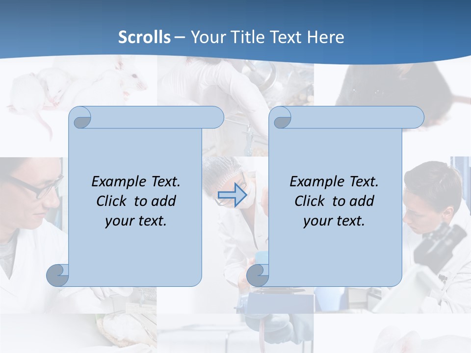 Injection Black Glasses PowerPoint Template