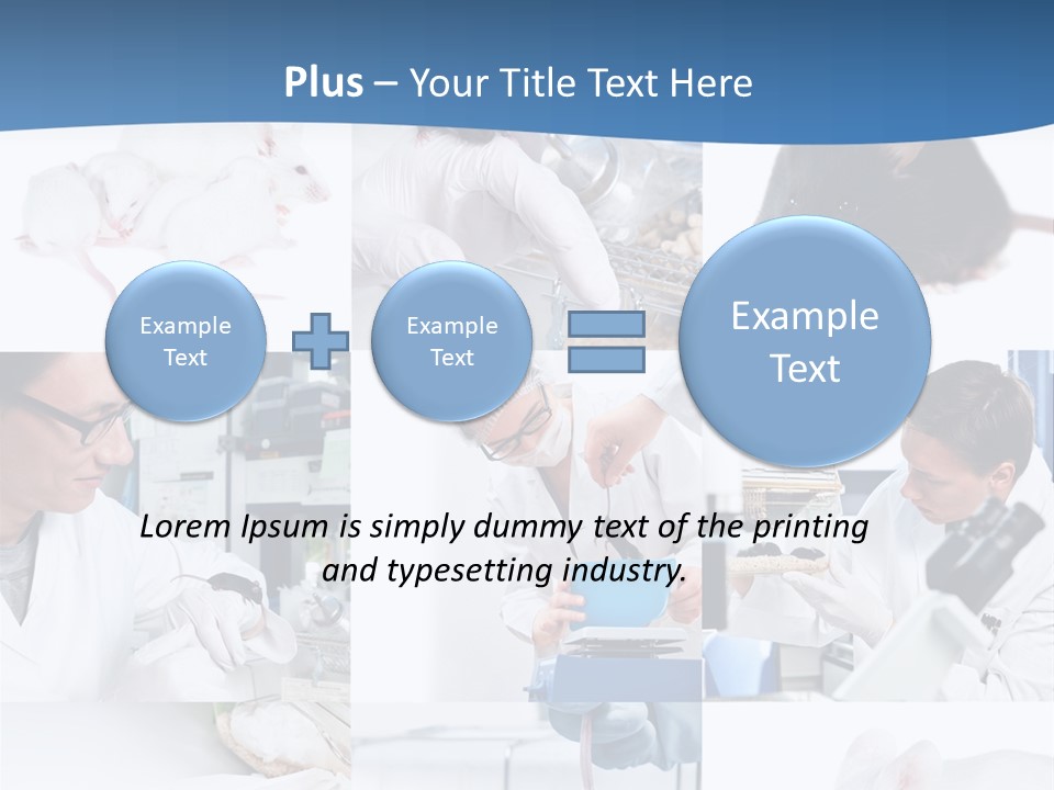 Injection Black Glasses PowerPoint Template