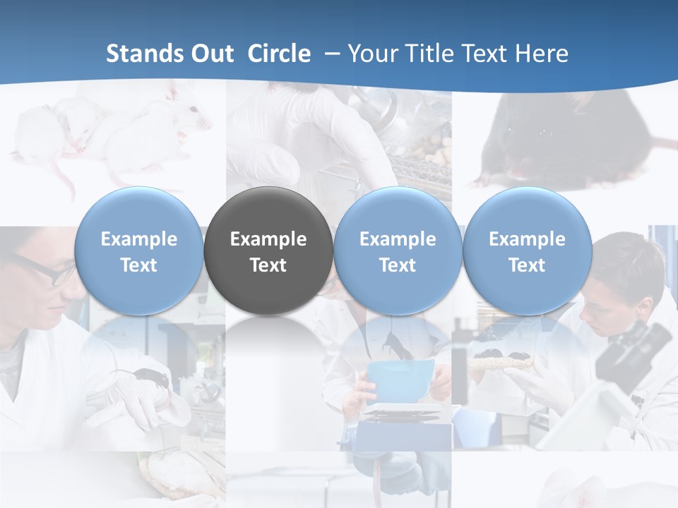 Injection Black Glasses PowerPoint Template