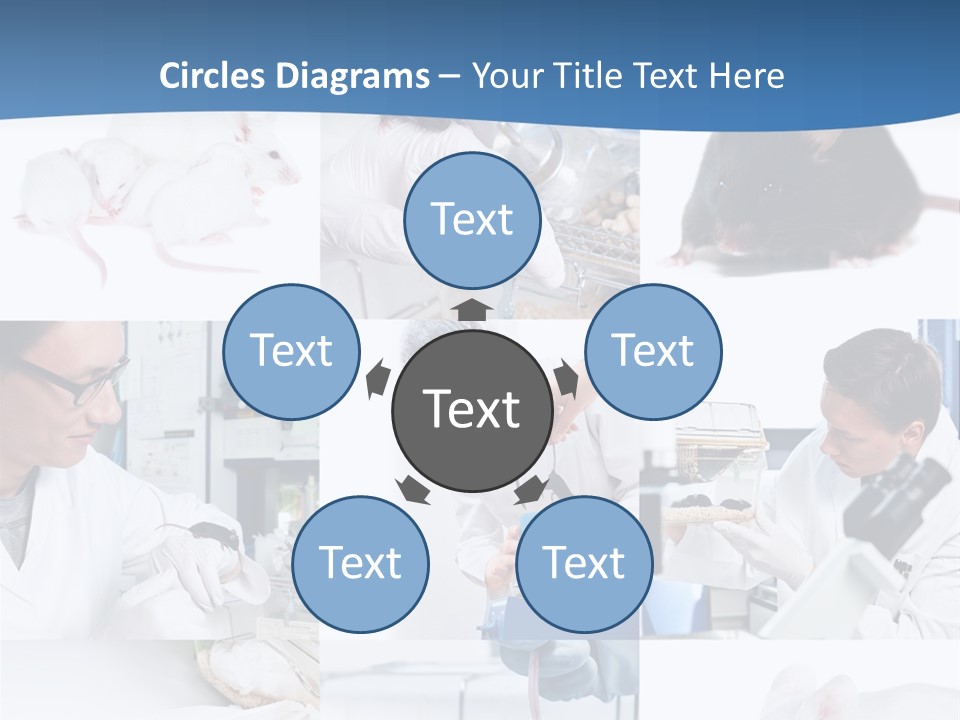 Injection Black Glasses PowerPoint Template