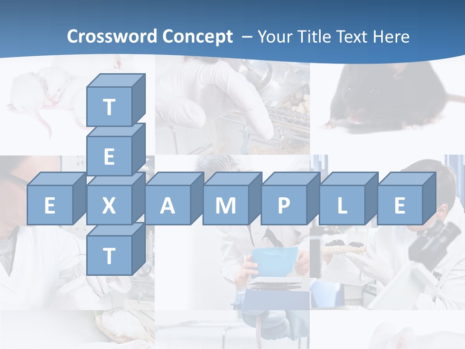 Injection Black Glasses PowerPoint Template