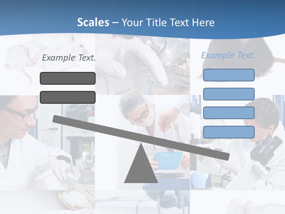 Injection Black Glasses PowerPoint Template