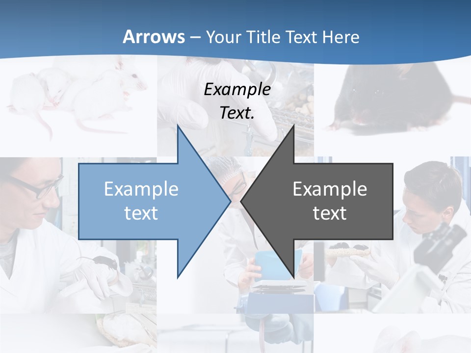 Injection Black Glasses PowerPoint Template