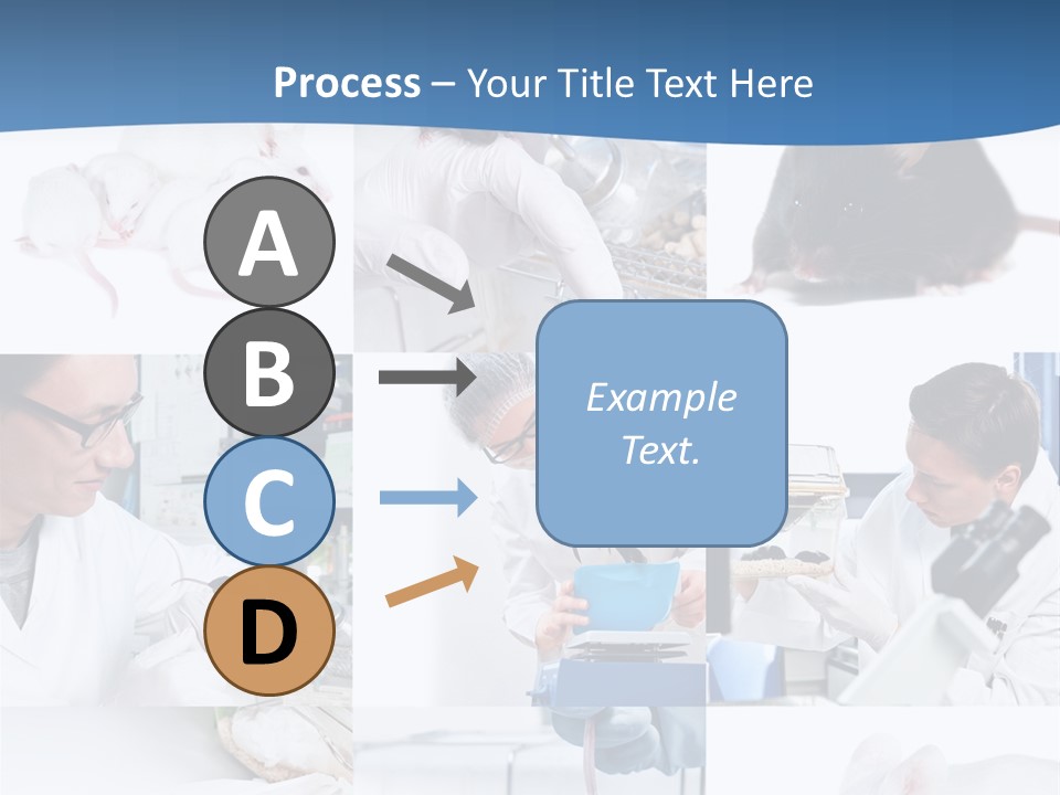 Injection Black Glasses PowerPoint Template