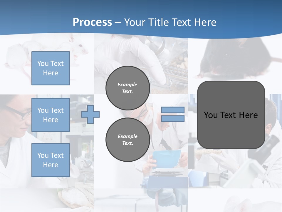 Injection Black Glasses PowerPoint Template