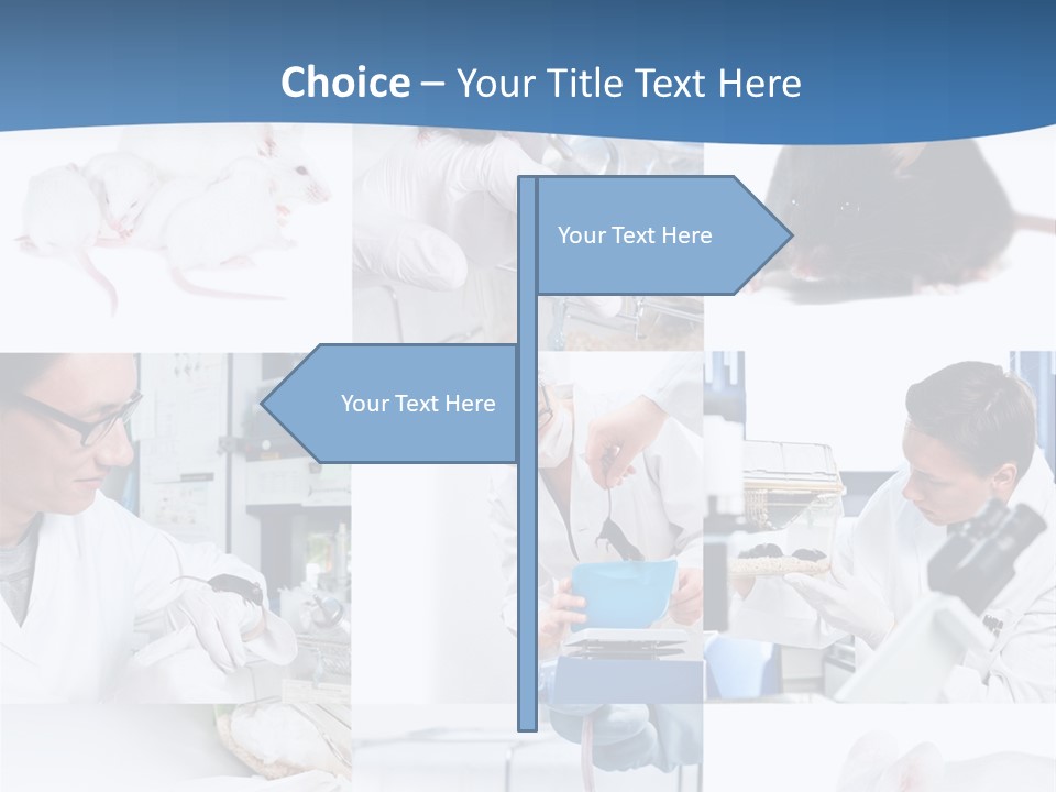 Injection Black Glasses PowerPoint Template