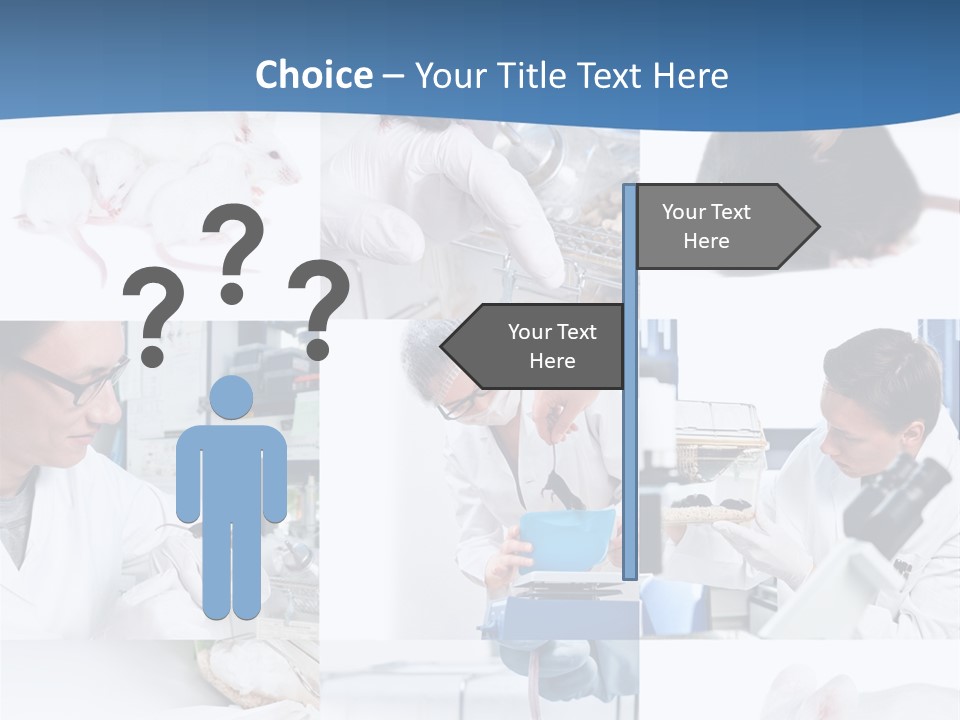 Injection Black Glasses PowerPoint Template