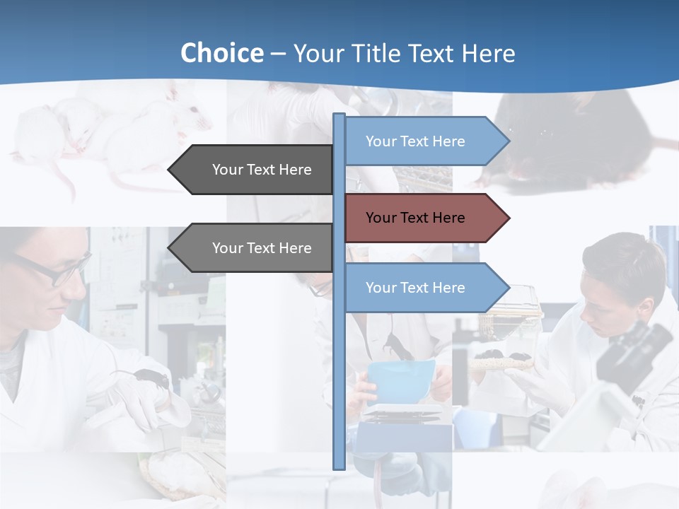 Injection Black Glasses PowerPoint Template