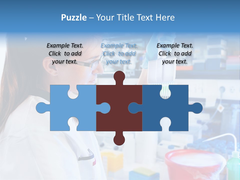 European Technical Assistant Chemist PowerPoint Template