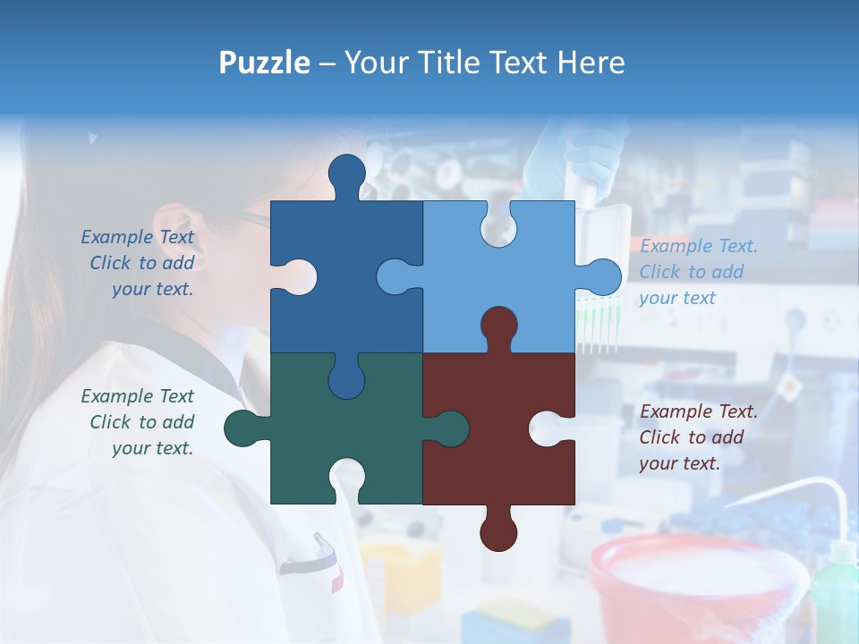 European Technical Assistant Chemist PowerPoint Template