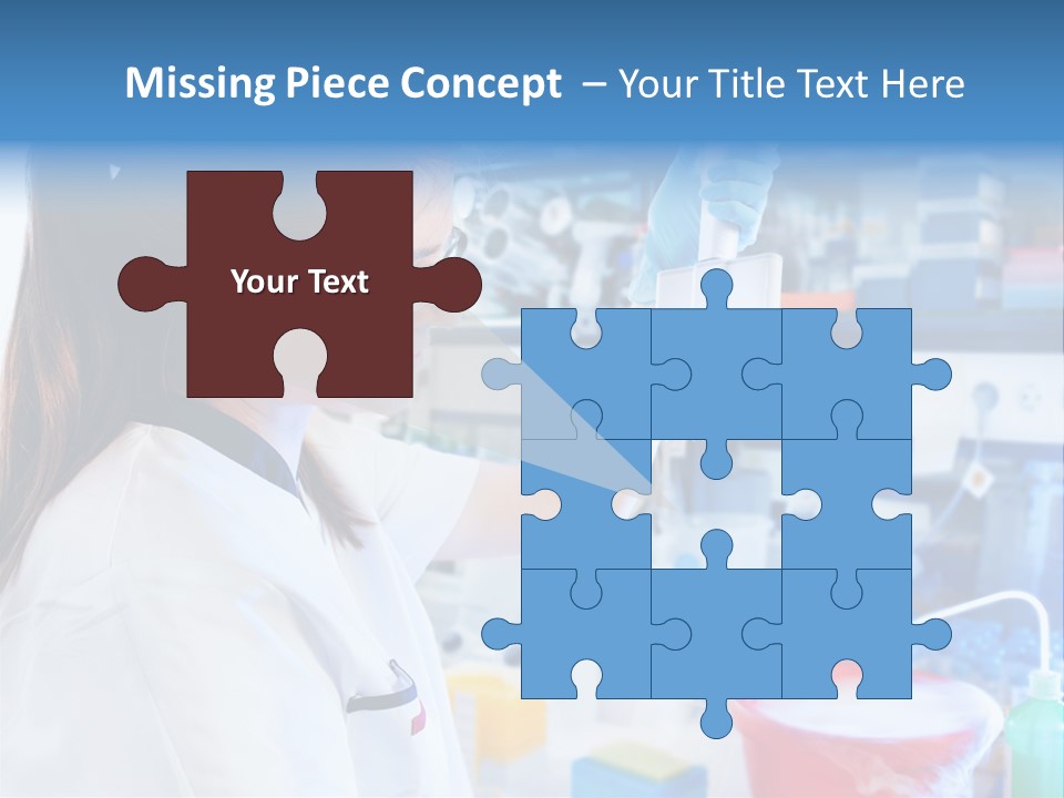 European Technical Assistant Chemist PowerPoint Template