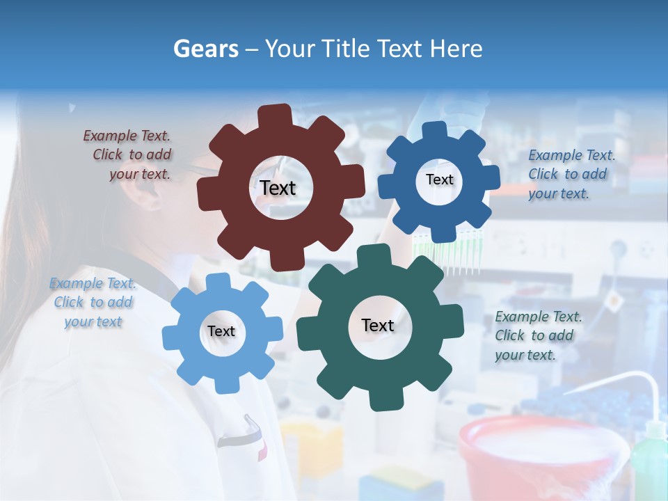 European Technical Assistant Chemist PowerPoint Template