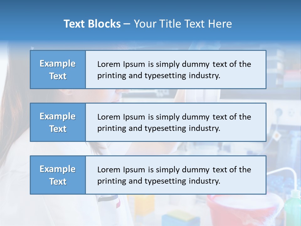 European Technical Assistant Chemist PowerPoint Template