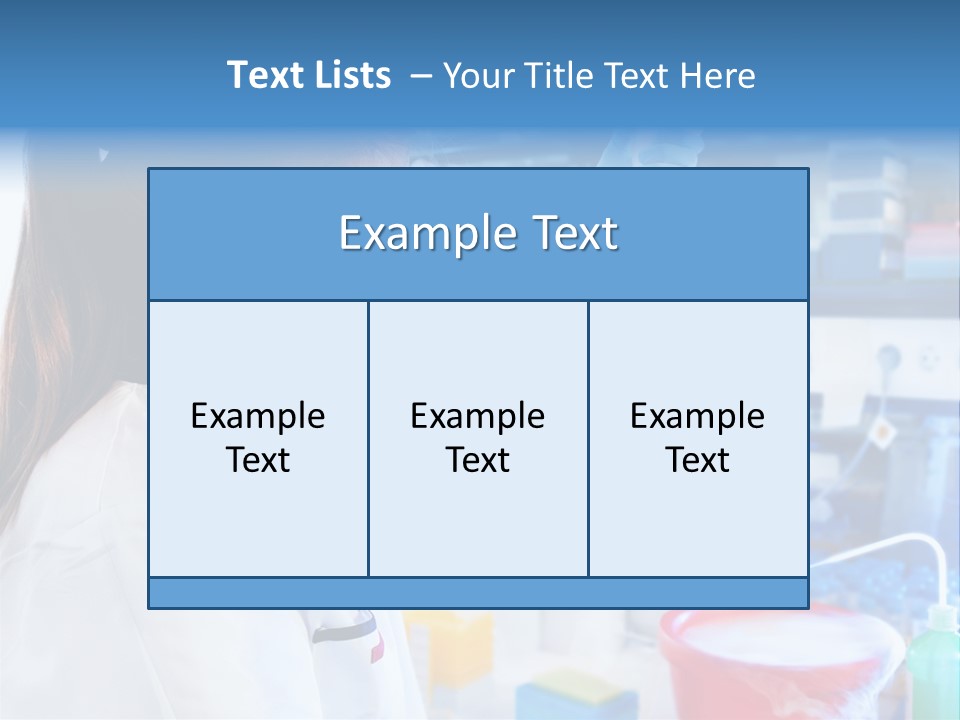 European Technical Assistant Chemist PowerPoint Template