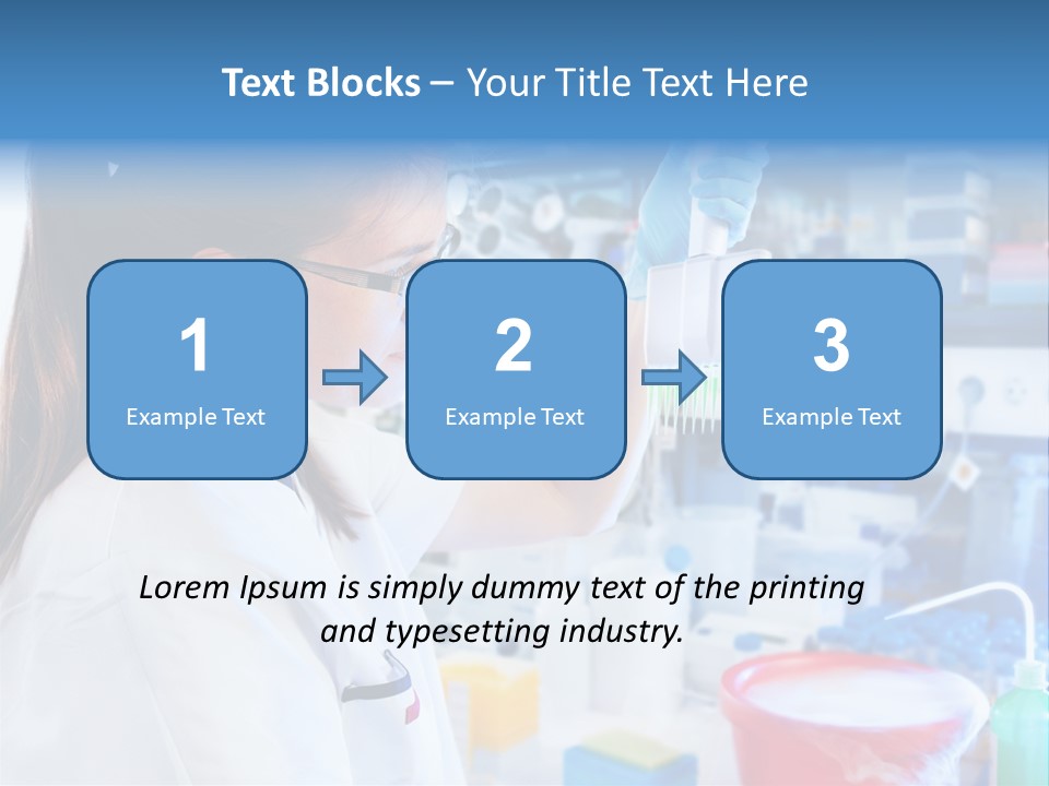 European Technical Assistant Chemist PowerPoint Template