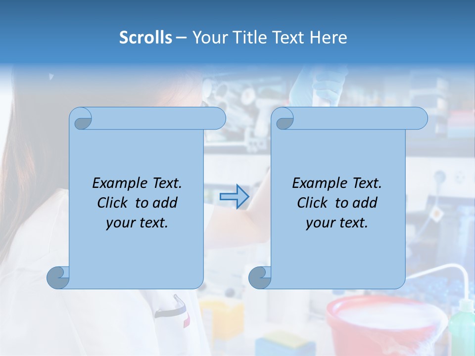 European Technical Assistant Chemist PowerPoint Template
