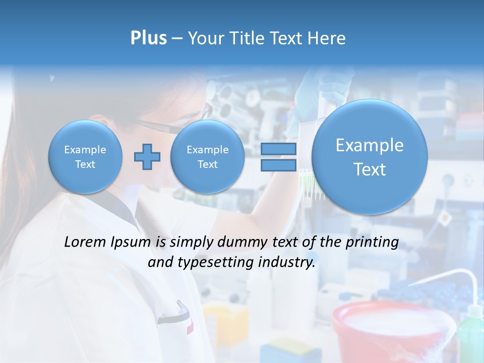 European Technical Assistant Chemist PowerPoint Template