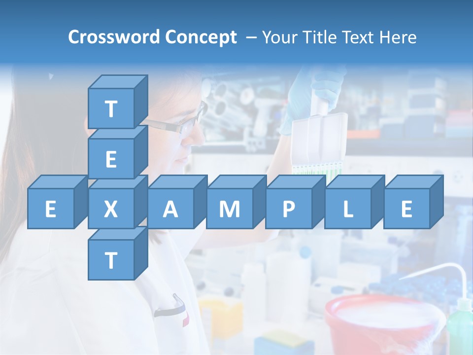 European Technical Assistant Chemist PowerPoint Template