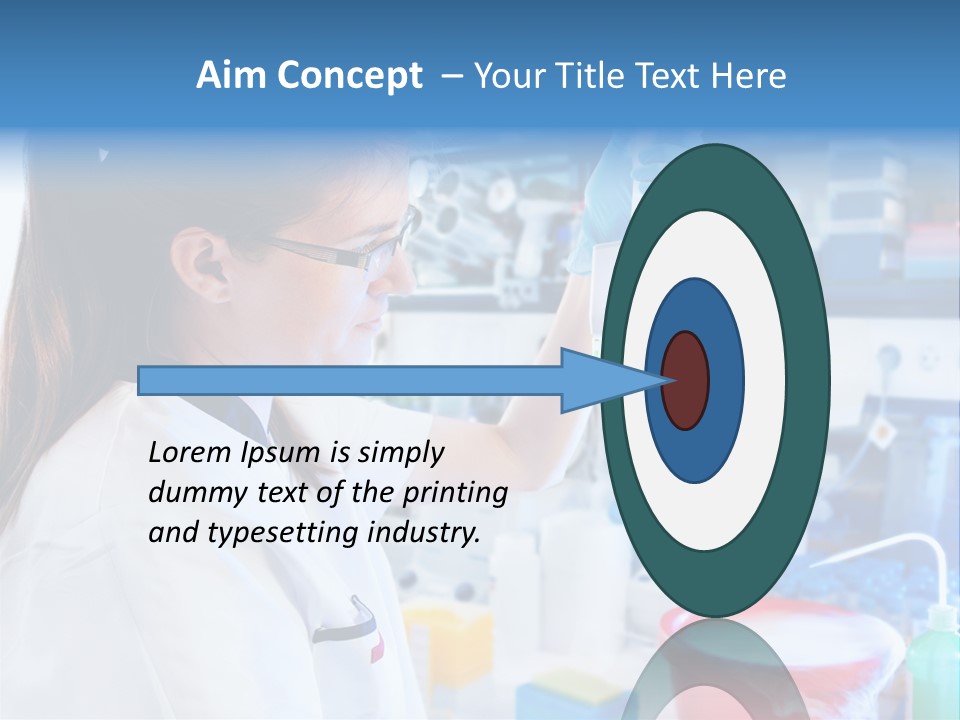 European Technical Assistant Chemist PowerPoint Template
