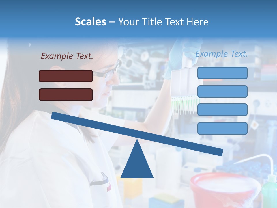 European Technical Assistant Chemist PowerPoint Template