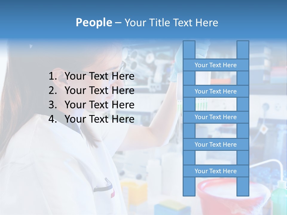 European Technical Assistant Chemist PowerPoint Template