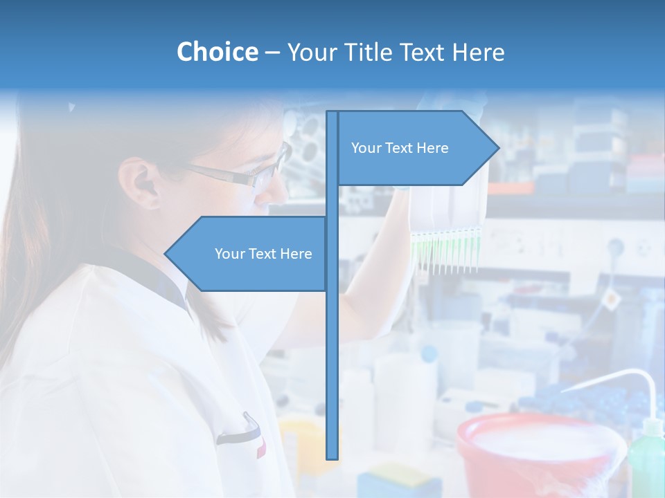 European Technical Assistant Chemist PowerPoint Template