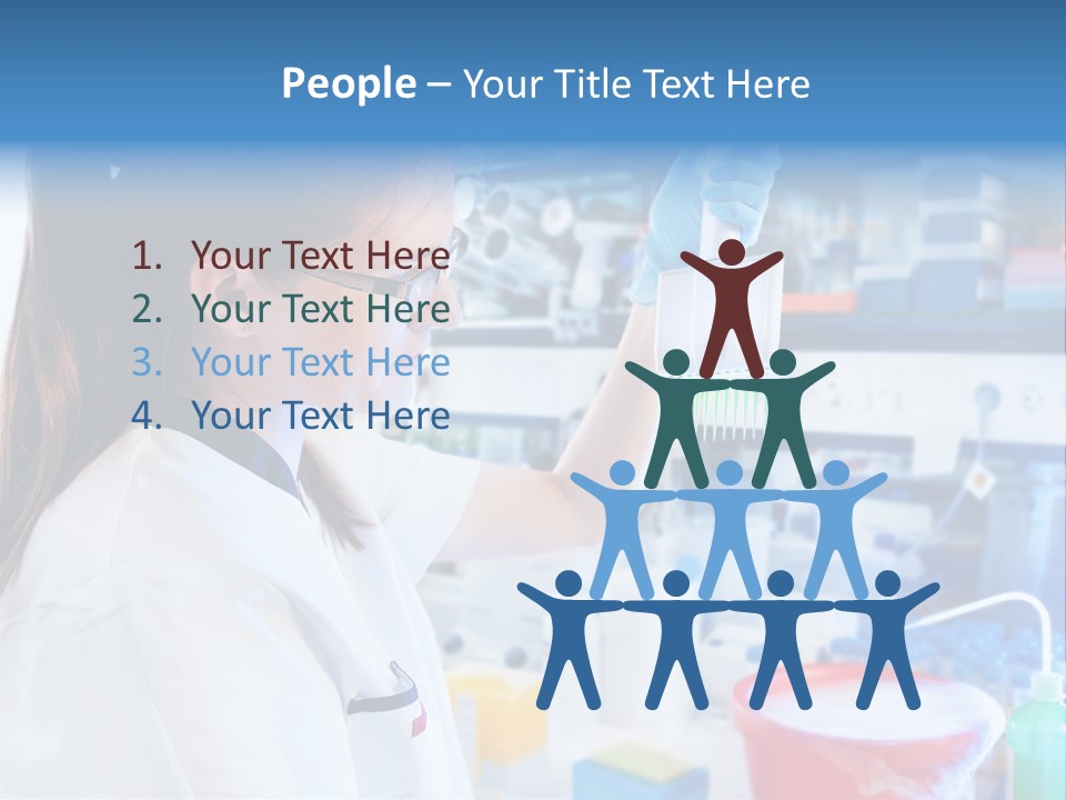 European Technical Assistant Chemist PowerPoint Template