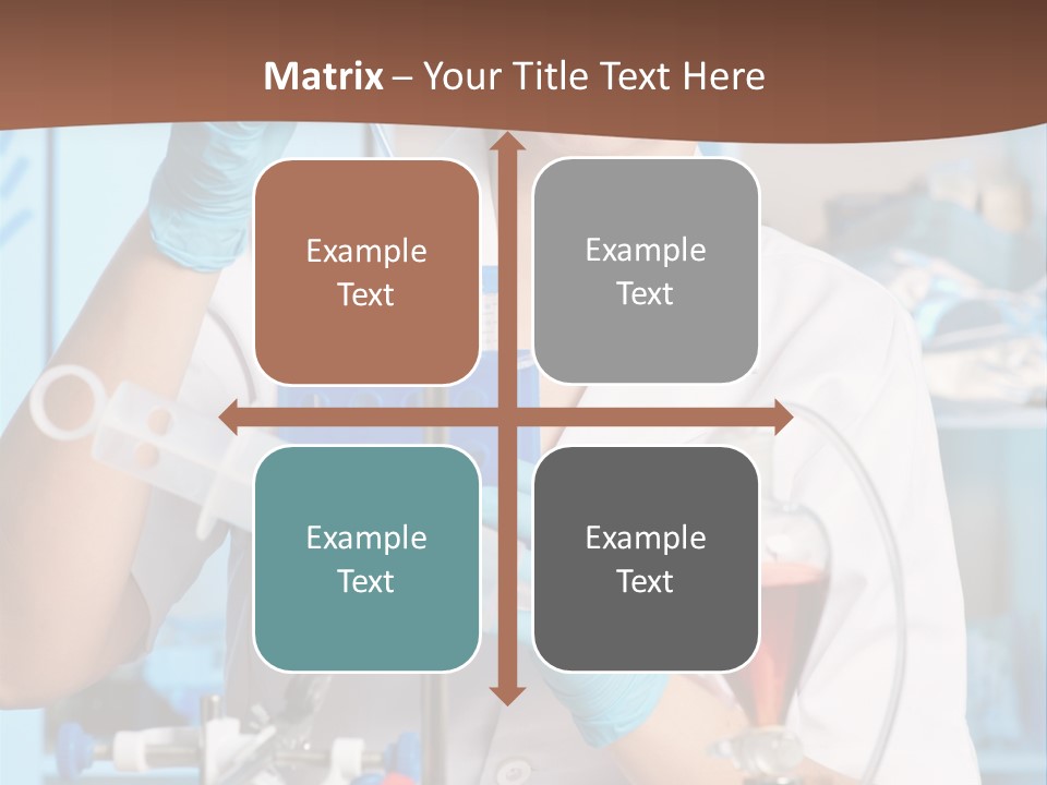 Medicine Researcher Test PowerPoint Template