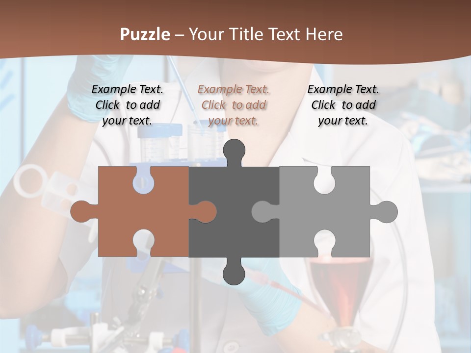 Medicine Researcher Test PowerPoint Template