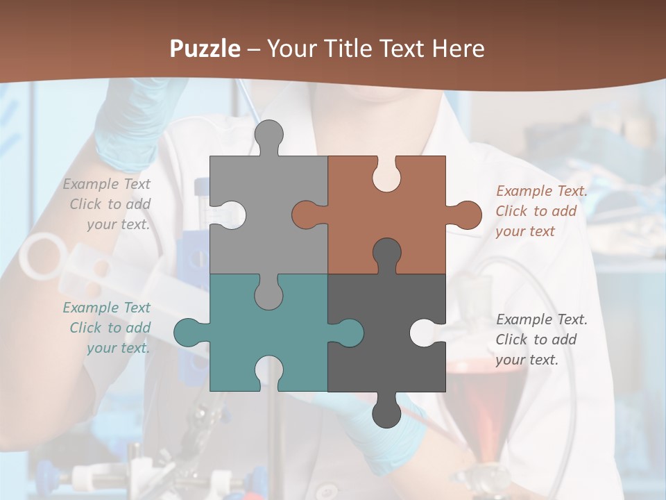 Medicine Researcher Test PowerPoint Template