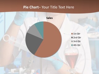 Medicine Researcher Test PowerPoint Template