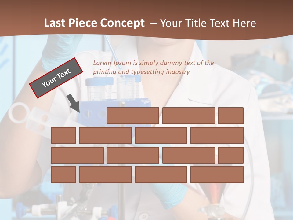Medicine Researcher Test PowerPoint Template