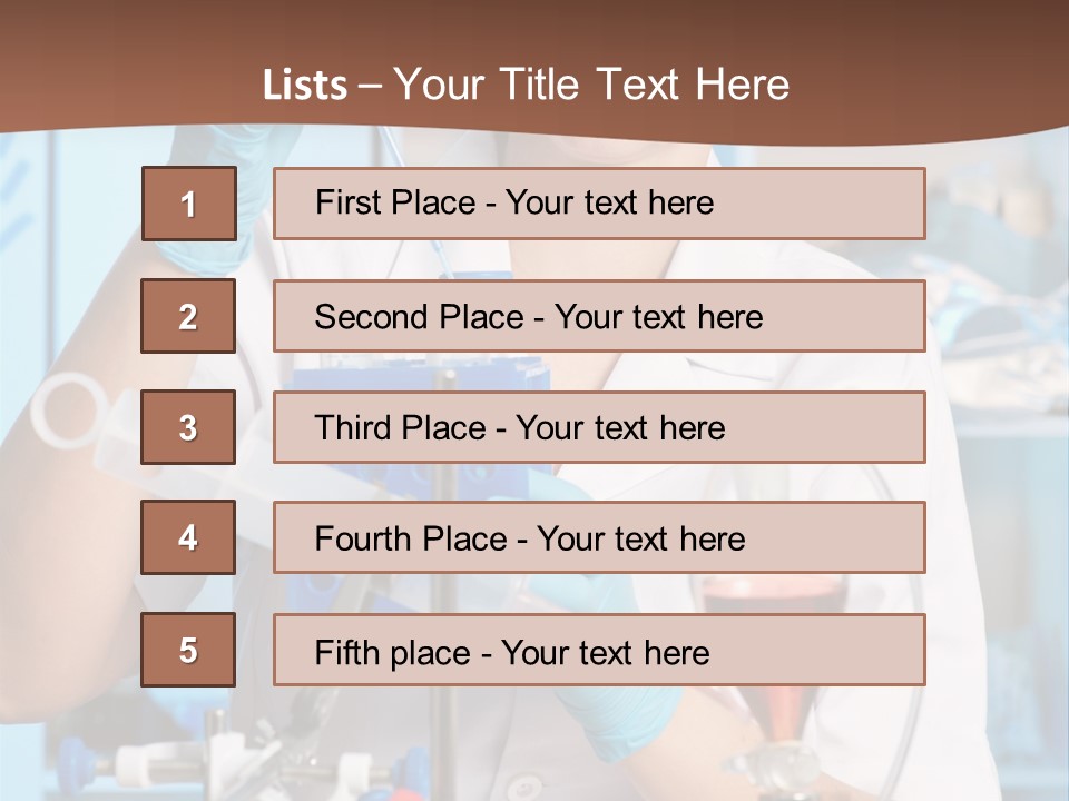 Medicine Researcher Test PowerPoint Template