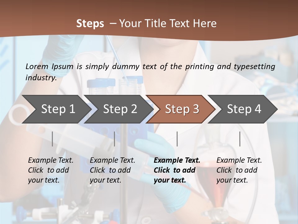 Medicine Researcher Test PowerPoint Template